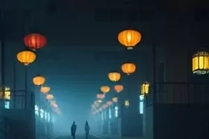 晴川影库首屏主推日系悬疑剧《雾港列车》雨夜码头剧照
