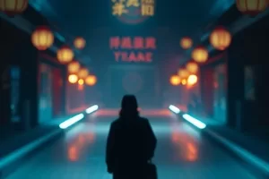 《银盐时代》暗房里晾着的黑白照片与放大机
